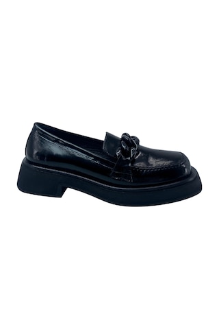 Albini 2610556r Hakiki Rugan Deri Loafer Ayakkabı Siyah
