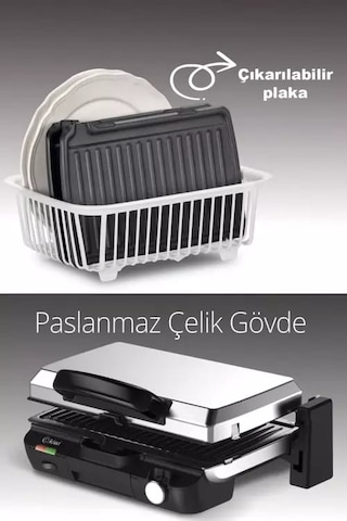 Kiwi KSM-2453 Izgara Ve Tost Makinesi