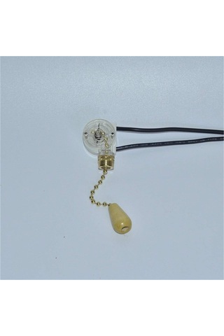 Duvar Lambası Aksesuarları İçin Çeken Zincir Anahtarı Parçaları Tavan Fanı Başucu Lambası Renk: Altın Altın