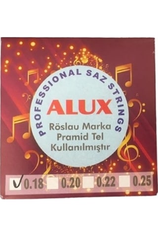 Alux Alx018P Pramid Kısa Sap Bağlama Teli 0.18 Alux Alx018P Pramid Kısa Sap Bağlama Teli 0.18