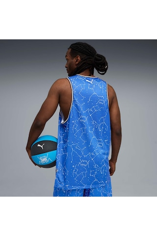 Puma Hoopaverse Erkek Basketbol Forması 632895 02 Mavi