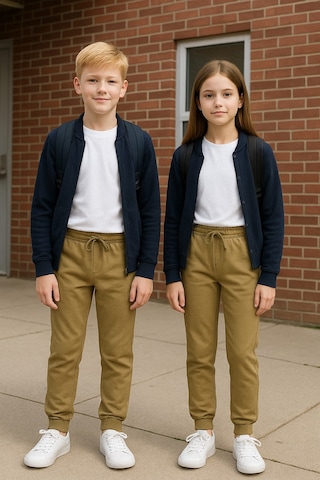 Beli Lastikli Erkek Çocuk Jogger Eşofman Altı St09266 Bej