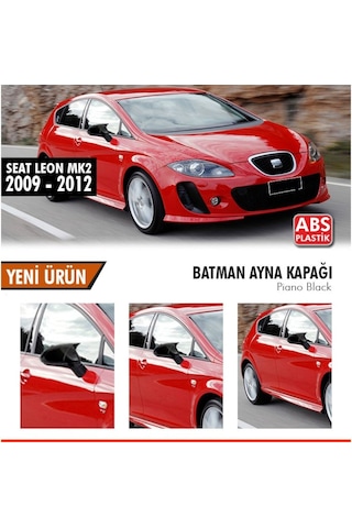 Seat Leon Mk2 Yarasa Ayna Kapağı Batman Parlak Siyah Piano Black