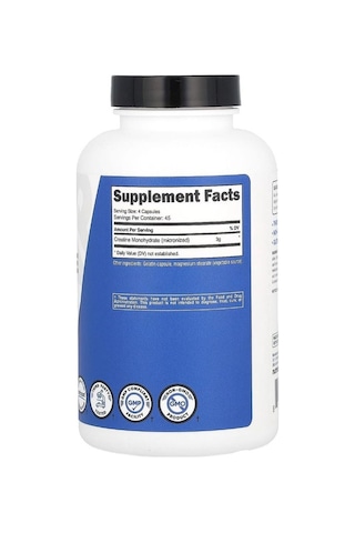 Nutricost Creatine Monohydrate 3000 Mg 180 Kapsül
