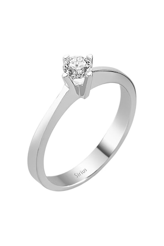 Sirius G Renk 0,33 Karat Pırlanta Tektaş Yüzük 0804R0126