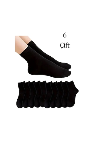 Zigzag İç Giyim 6 Çift Yarım - Kısa Konç Erkek Bambu Çorap