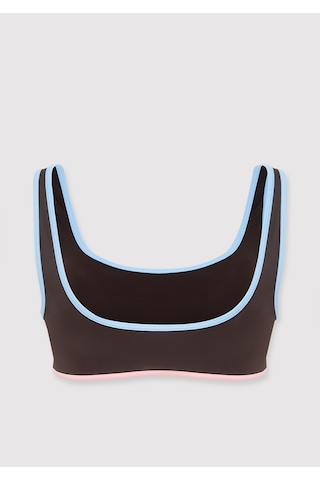 Mavi - Kahverengi Bikini Üstü 1914056-70227