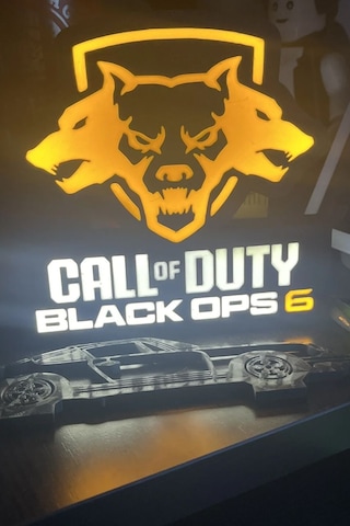 Call Of Duty Black Ops 6 Tasarımlı Gece Lambası Çok Renkli
