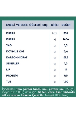 Gevrek Ekmek Diyet Ekmeği Original 275 Gr X 2 Adet