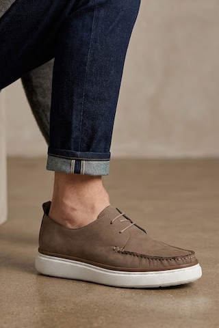Marcomen 152-23037 Erkek Hakiki Deri Casual Ayakkabı Vizon
