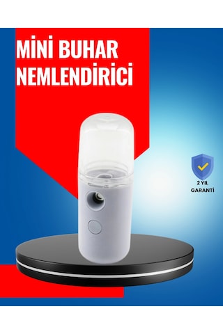 Mini Şarjlı Buhar Nemlendirici Taşınabilir, Enerji Tasarruflu, Kablosuz Kullanım
