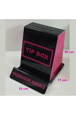 Pembe-Siyah Tip Box