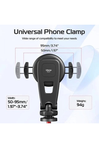 Ulanzi Ma47 2 İn 1 Manyetik Telefon Tutucu Stand 1 Black