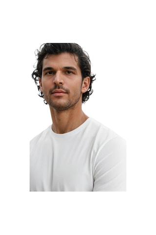 Ar-ma Erkek Regular Fit Pamuk Süprem Basic Bisiklet Yaka Tişört Y31344408002 Beyaz M