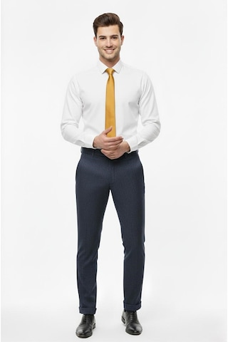 Presto Erkek Slimfit Armürlü Pantolon Koyu Lacivert 3193-200 Lacivert