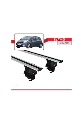 Kia Venga 2014-2019 Arası İle Uyumlu Ace-4 Ara Atkı Tavan Barı Gri