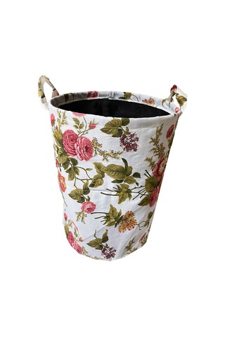 Vip Çamaşır Sepeti Çift Kat Kumaşlı Katlanabilir Sepet-İngiliz Gü Diğer