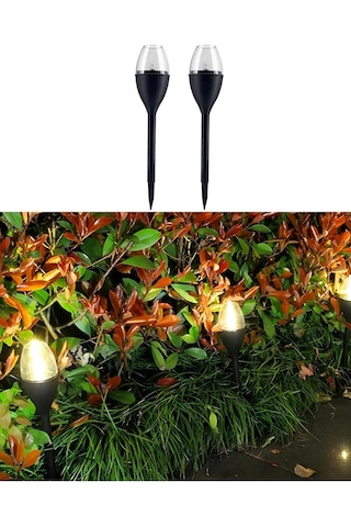 Solar Bahçe Aydınlatma 4 Adet Kutulu Beyaz