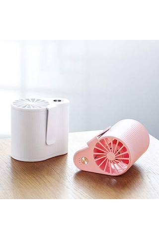 Küçük Usb Masa Fanı 3 Hızlı Fan Tablosu Soğutma Fanı Powered Usb Asma Boyun Spor Fanı Giyilebilir