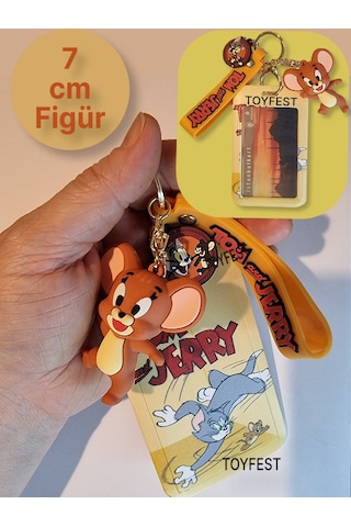 Toyfest Tom&jerry - Jerry Fare Figürlü Yumuşak Silikonlu Anahtarlık
