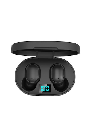 E6S True Kablosuz Kulaklık Dijital Göstergeli Bluetooth Kulaklık