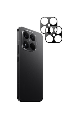 Adige Xiaomi 15t Pro Kamera Lens Koruyucu Temperli Cam Siyah 2 Adet
