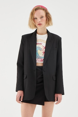 Quzu Blazer Ceket Siyah (498498958)
