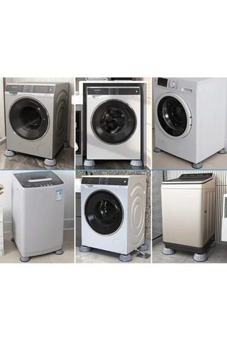 Home Çamaşır Makinesi Titreşim Engelleyici Set Çok Renkli