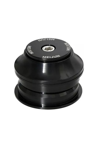 Samdoo 44mm Alüminyum Alçımlı Bisiklet Direksiyon Körüğü - Dağ Yolu Bisikletleri İçin 28.6mm Düz Direksiyon Borusu Uyumlu Siyah Tasarım