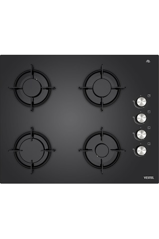 Vestel AO-651041 S 65 CM 4 Gözü Gazlı Ankastre Ocak
