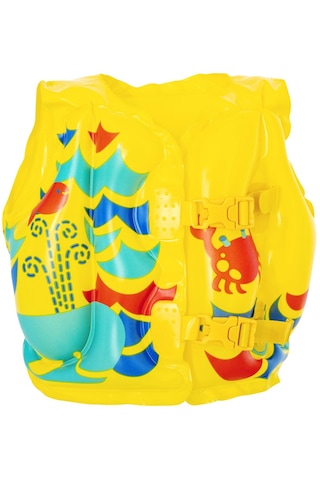 Telvesse 3-6 Yaş Çocuk Yüzme Yeleği Şişme Yüzücü Havuz Yelek Can Yeleği Sarı 41x30 Cm Sarı