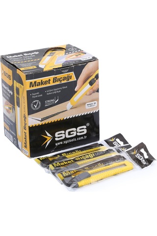 Sgs170 Maket Bıçağı Plastik 36 Adet