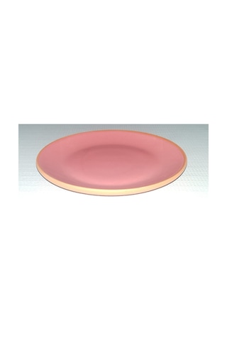 Seramik Sunum Tabağı 18 Cm Pembe 6 Adet