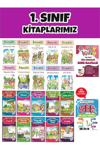 Ata 1.sınıf 2.dönem Yeni Nesil Sorularla Çıtır Çıtır Soru Bankası + 20 Li Okuma Hikaye Seti