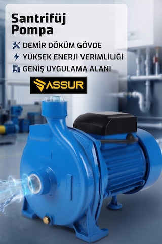 Assur Cpm158 29m Basınç Yüksekliği 1 Hp Bakır Sargı Elektrikli Santrifüj Pompa Su Motoru-3154