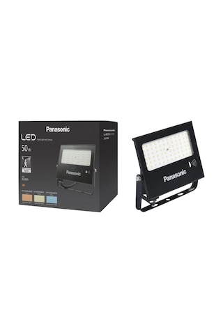 Led Projektör Sensorlü, Sıcak Beyaz Işık 50w 4270lm 3000k Çok Renkli