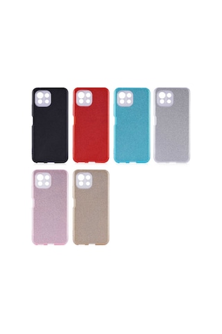 Xiaomi Mi 11 Lite Kılıf Zore Shining Silikon-Mavi