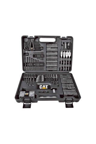 Cat DXK201 18V 2.0AH Li-ion Çift Akülü Darbeli Matkap + DX7030 + DA01903 Kombo Set