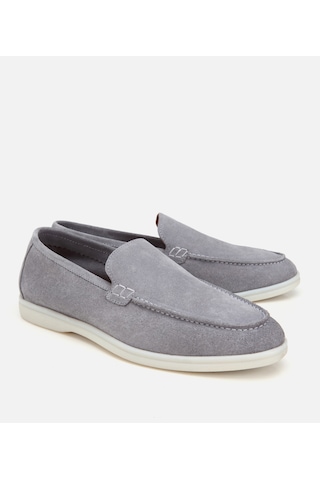 Hotiç Erkek Süet Deri Gri Hafif Tabanlı Günlük Loafer 02ayh328500a260 02ayh328500a260