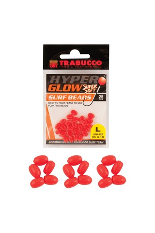 Trabucco Hyper Glow Surf Beads Large Boncuk White