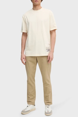 Calvin Klein Erkek T Shirt J30j327094 Yac Beyaz Beyaz