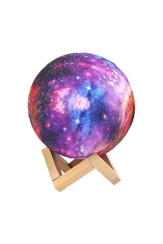 Dekoratif Yerküre Renkli 15 Cm Pilli ( 1