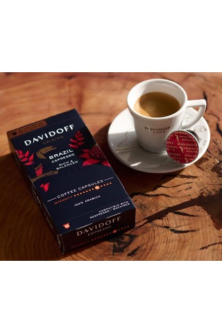 Davidoff Espresso Brazil 10lu Kapsül Kahve Nespresso Uyumludur