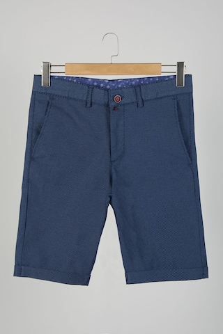 Terapi Men Erkek Lacivert Slim Fit Keten Şort Çokrenkli4