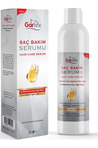 Garlex Yoğun Dökülme Yaşayanlar için Dökülme Karşıtı Yoğun Bakım Serumu 250 ML