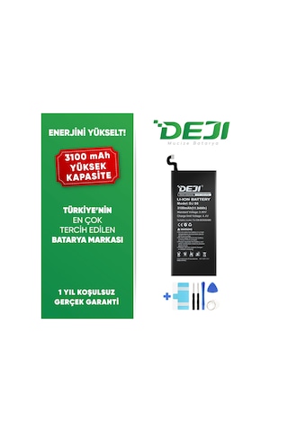 Samsung Uyumlu Galaxy S6 3100Mah Batarya Mucize Batarya Deji