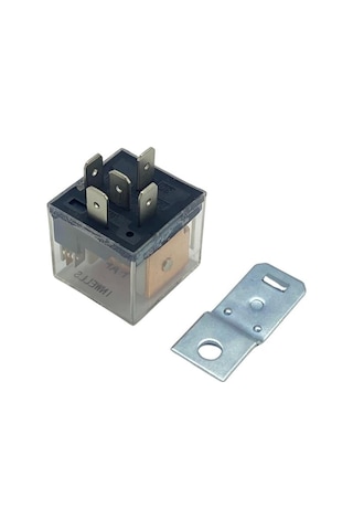 24v Röle 5 Uçlu 40 A Işıklı Şeffaf Çift Platin 30-85-86-87-87a