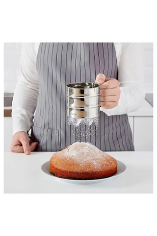 Viatom Paslanmaz Çelik Pratik Un Eleği + Buhar Pişirici Gri