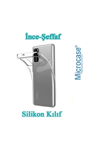 Microcase Huawei P40 Ince 0.2 Mm Soft Silikon Kilif + Cam(Seç) 434140995
