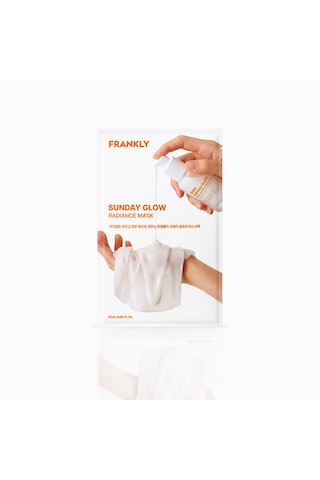 Sunday Glow Radiance, %5 Niacinamide Ve Glutathion İçeren Aydınlatıcı Kağıt Maske